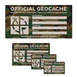 Étiquette de Cache Geocaching - Résistante aux Intempéries