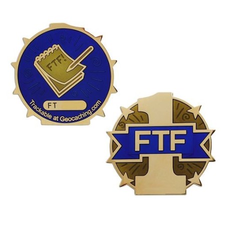 Grande Geocoin FTF - Récompense pour Premier Découvreur